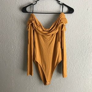 Long sleeve Over the Shoulder Top